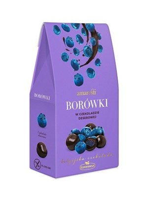 AMARESTI BORÓWKI w czekoladzie bezglutenowa 80g