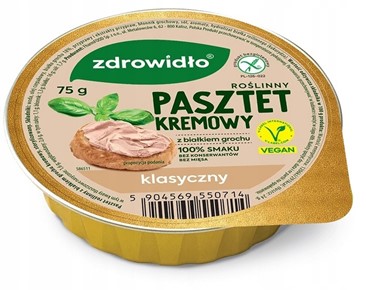 Zdrowidło pasztet roślinny klasyczny kremowy