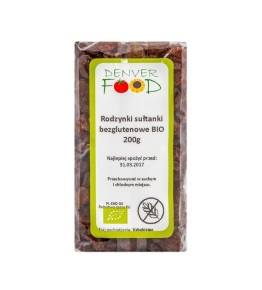 DENVER FOOD RODZYNKI SUŁTAŃSKIE BIO