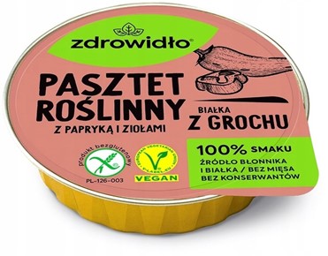 Zdrowidło pasztet roślinny z papryką i ziołami