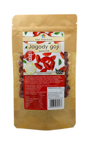 Pięć Przemian SUSZONE JAGODY GOJI