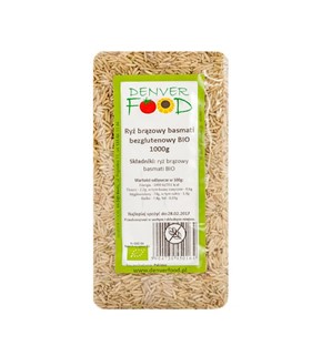 RYŻ BRĄZOWY BASMATI BEZGLUTENOWY 400g