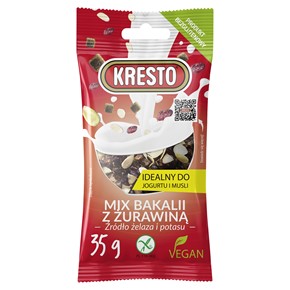 KRESTO Mix bakalii z żurawiną 35g KRESTO