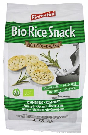 KRĄŻKI RYŻOWE Z rozmarynem BEZGLUTENOWE BIO 40 g