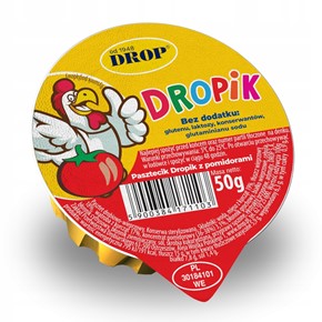 DROPIK pasztet z pomidorami bez glutenu 50g