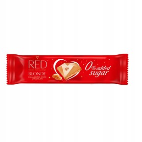 RED baton biała czekolada z karmelem 26g