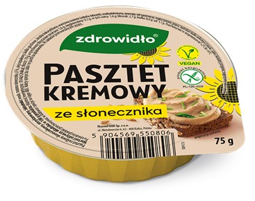 Zdrowidło pasztet roślinny kremowy ze słonecznikie