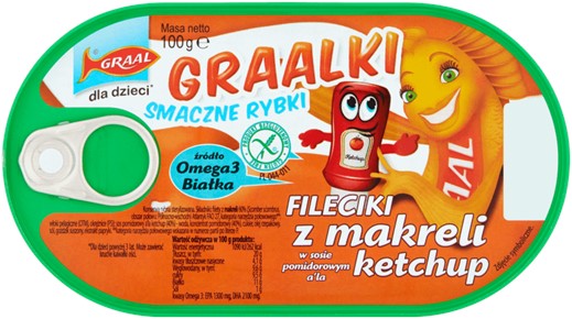 GRAALKI fileciki makreli a'la ketchup bez glutenu