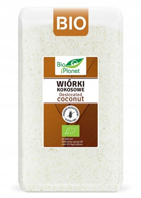 WIÓRKI KOKOSOWE BEZGLUTENOWE BIO 500 g