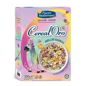 PIACERI Cereal Oro, kulki tęczowe 300g śniadaniowe