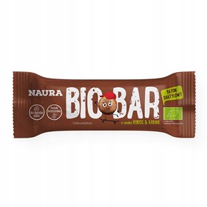 NAURA Baton Kakao & Kokos BIO Bez glutenu . cukru