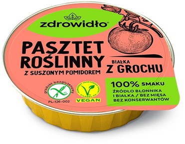 Zdrowidło pasztet roślinny z suszonym pomidorem