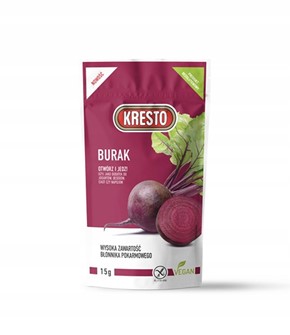 Liofilizowany BURAK 15g bezglutenowa KRESTO