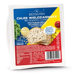 Bezgluten chleb wieloziarnisty bezglutenowy bez cu