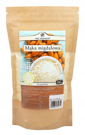 Mąka migdałowa bezglutenowa 500g Pięć Przemian