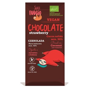 SUPER Fudgio CZEKOLADA TRUSKAWKOWA