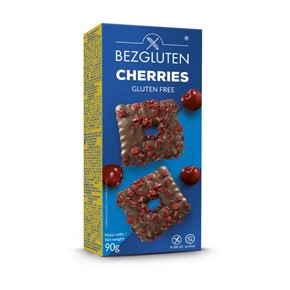 BEZGLUTEN CHERRIES HERBATNIKI W CZEKOLADZIE