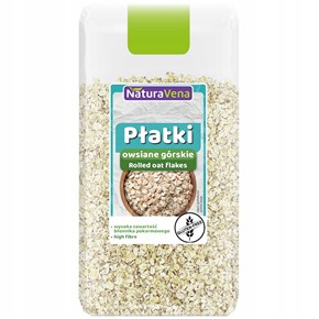 PŁATKI OWSIANE GÓRSKIE BEZGLUTENOWE 300 g - NATURA